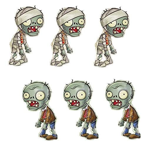 6 Pcs Zombie Balloons Large 36inch Foil Balloons for Video Game Z...