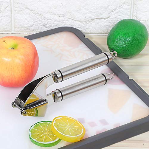 Triturador de alho higiênico, espremedor de alho, não é fácil de ferrugem Alho manual de espremedor