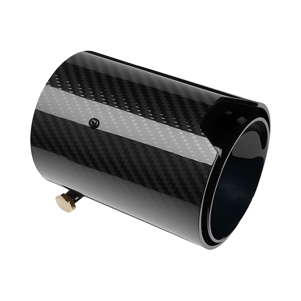 Photo 1 of ***MINOR DAMAGE (SCUFFED)*** Bielpord Universal 2.5-Inch Inlet 3.66-Inch Outlet 4.84-Inch Length Car Exhaust Tips Black