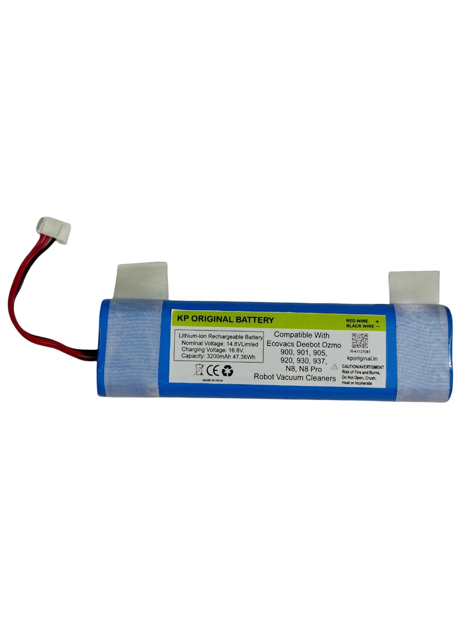 KP Original 14.4V 3200mAh Li-ion Replacement Battery Compatible with Deebot Ozmo 900, 901, 905, 920, 930, 937, N8, N8 Pro, High-Capacity Vacuum Cleaner Battery-picture-25