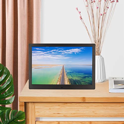 Porta-retrato Eletrônico, Tela de LED HD de 14,1 Polegadas Interruptor Temporizador de Porta-retrato