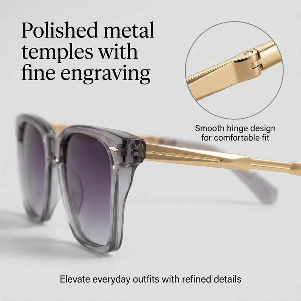 Gafas de sol con protección UV400 para hombre, estilo vintage retro y mujer, a la última moda.