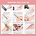 Gershion Poly Nail Extension Gel Kit,Rainbow Temperature Color Changing Nail Gel Nail Extension Gel Color Change Nail Builder Gel Professional Nail Technician Beginner Friendly