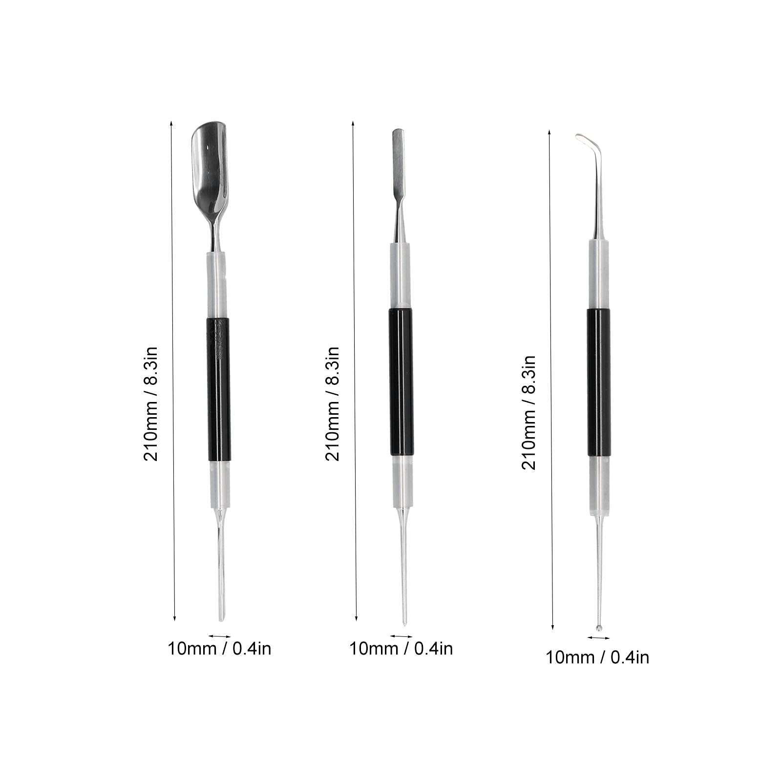 3-teiliges Coffee Art Pen-Set, Edelstahl Coffee Art Maker Coffee Latte Needle Latte Art Pen Kaffeedekorationswerkzeug für Zuhause