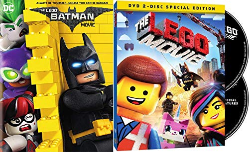 The Wild World Of Lego Bricks: The Lego Batman Movie + The Lego Movie Original Theatrical 2 Disc Special Edition Double Feature Bundle