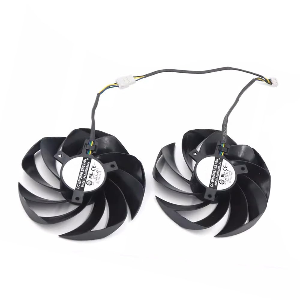 PLD10020B12H Graphics Card Cooling Fan Replacement for MSI RTX 4080 RTX 4090 Ventus 3X Quiet Cooler Fan (A)