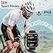 Gydom Smart Watches for Men Women Android & iPhone, 1.8'' Alexa Built-in Smartwatch with Bluetooth Calls, Heart Rate/Sleep/SpO2 Monitor, IP68 Waterproof Activity Fitness Tracker with 110+ Sports Modes