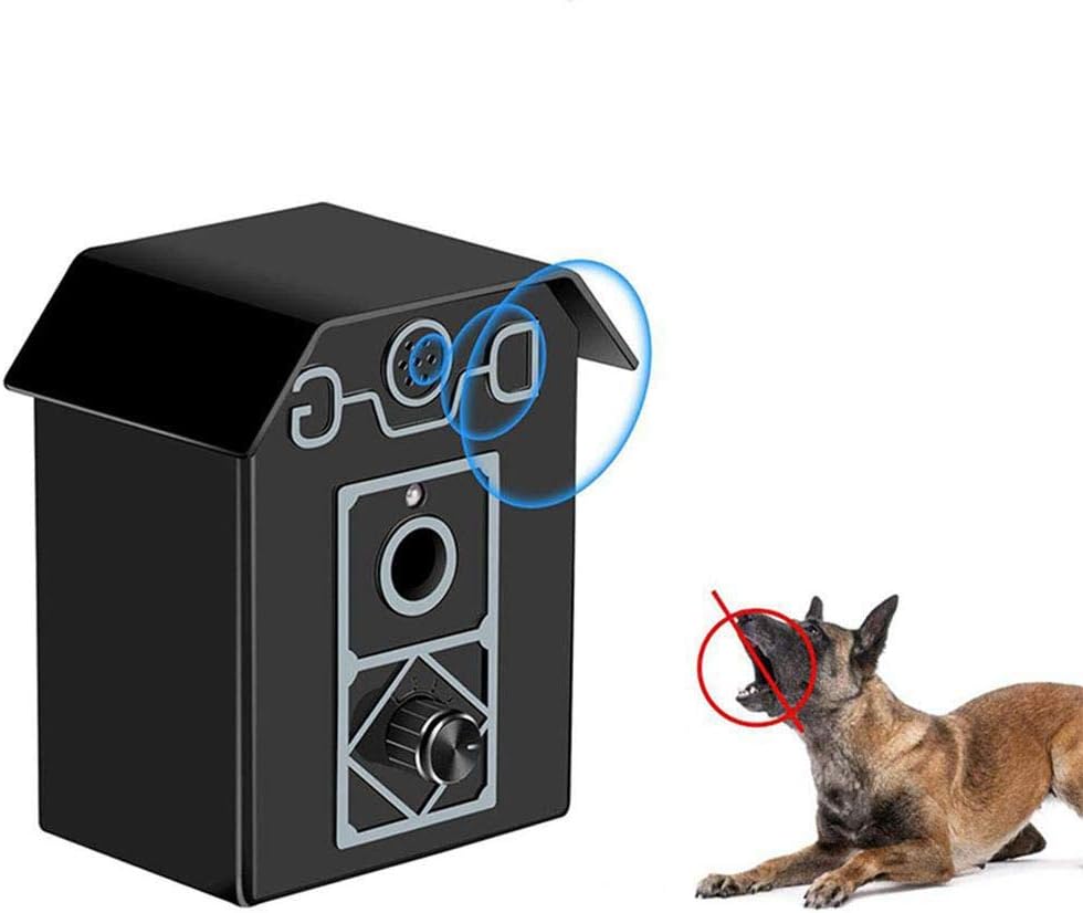 Anti Barking Device Ultrasonic Stop Dog Bark Deterrents Waterproof Outdoor Bark Control Device Safe Harmless and Human Anti Bark Training for Dogs Pets
