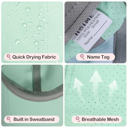 Girls Criss Cross Ponytail Hat Reflective Outdoor Hat Mesh Quick Dry Baseball Cap for Kids Age 3-12 Years3