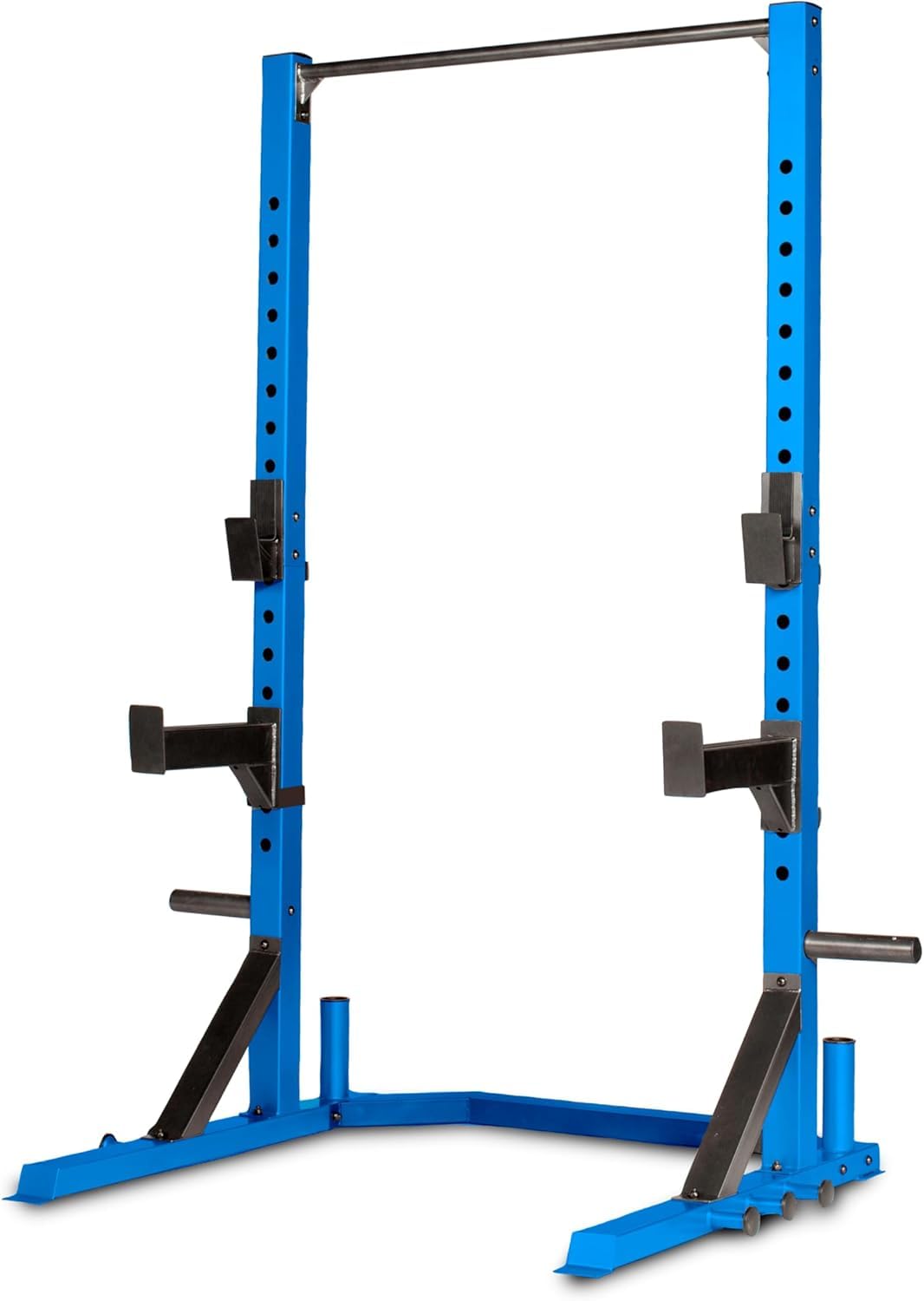 PR-1000 Deluxe Power Rack | 12-Gauge Steel Frame | Squat / Pull-Up / Bench Station | Home & Commercial Gym 3x3 Pipe (Blue)-picture-23