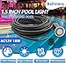 1.5 Inch Pool Light for Inground Pool & Spas, 50 ft Cord AC12V 18W 7 RGB Color LED Pool Light Replacement for GloBrite, 602054 Replacement Swimming Pool Lights, IP68 Waterproof