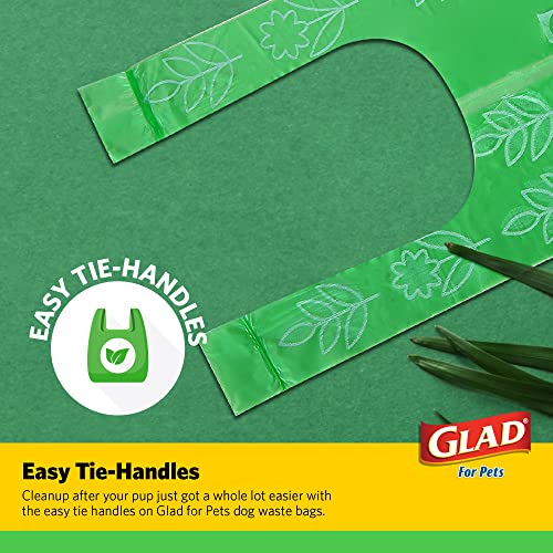 Image of Glad for Pets Dog Waste Bags - 192 Rolls of Lavender Scented Dog Waste Bags, 2880 Bags in Total - Dog Waste Bags for All Dogs, Leak Proof and Strong Dog Poop Bags