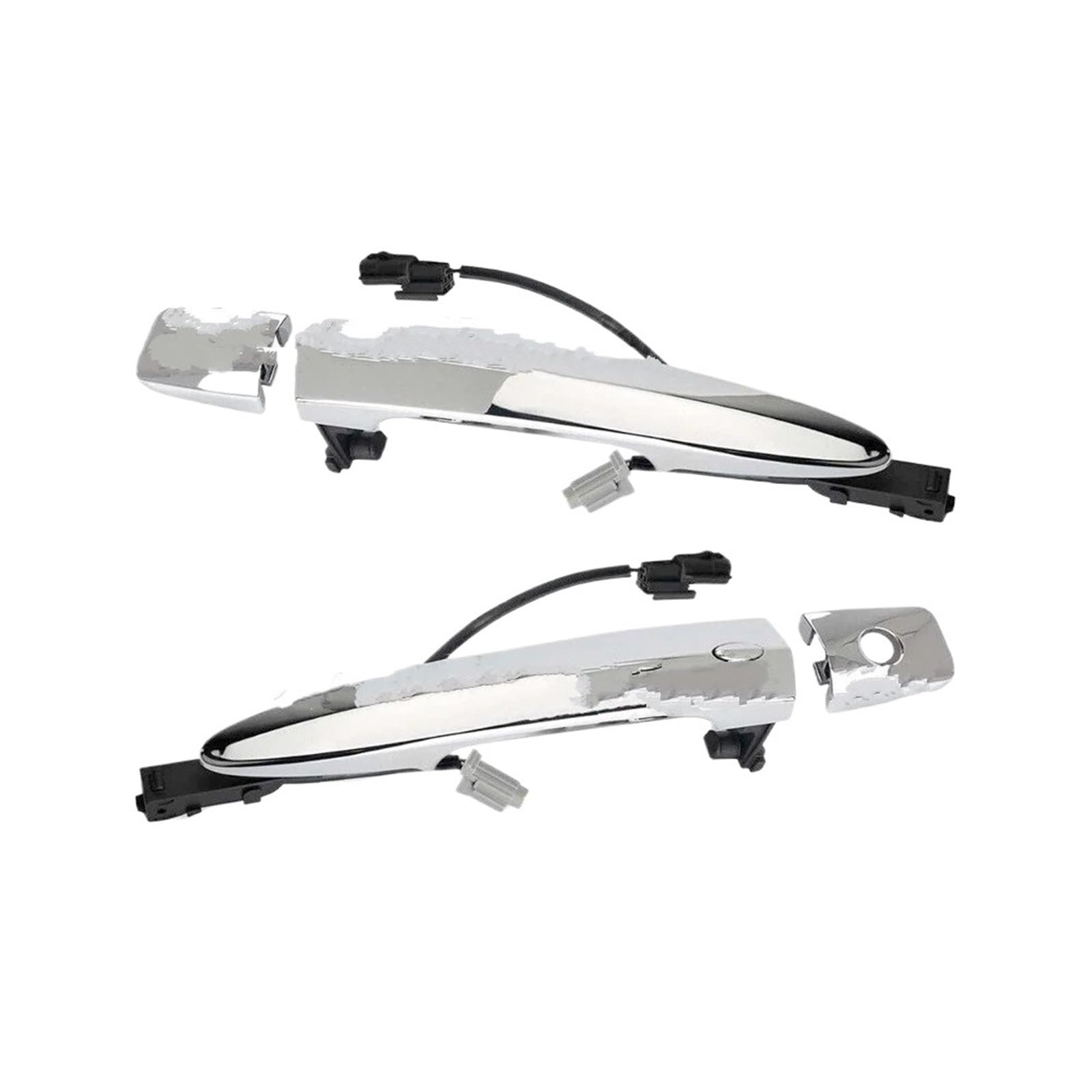 DUHNXUJ Car Door Handle for Nissan for Sentra 2013-2018 806469N00A Left Right Car Front Exterior Door Handle(Front A Pair)