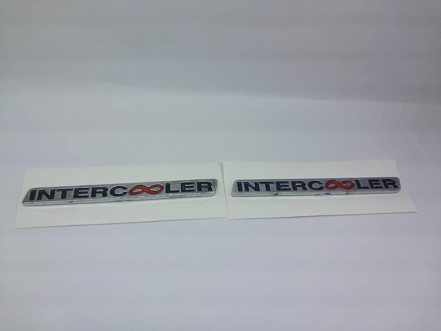 JM AUTO Car Decal Monogram Sticker for Intercooler (Set of 2 Pcs)