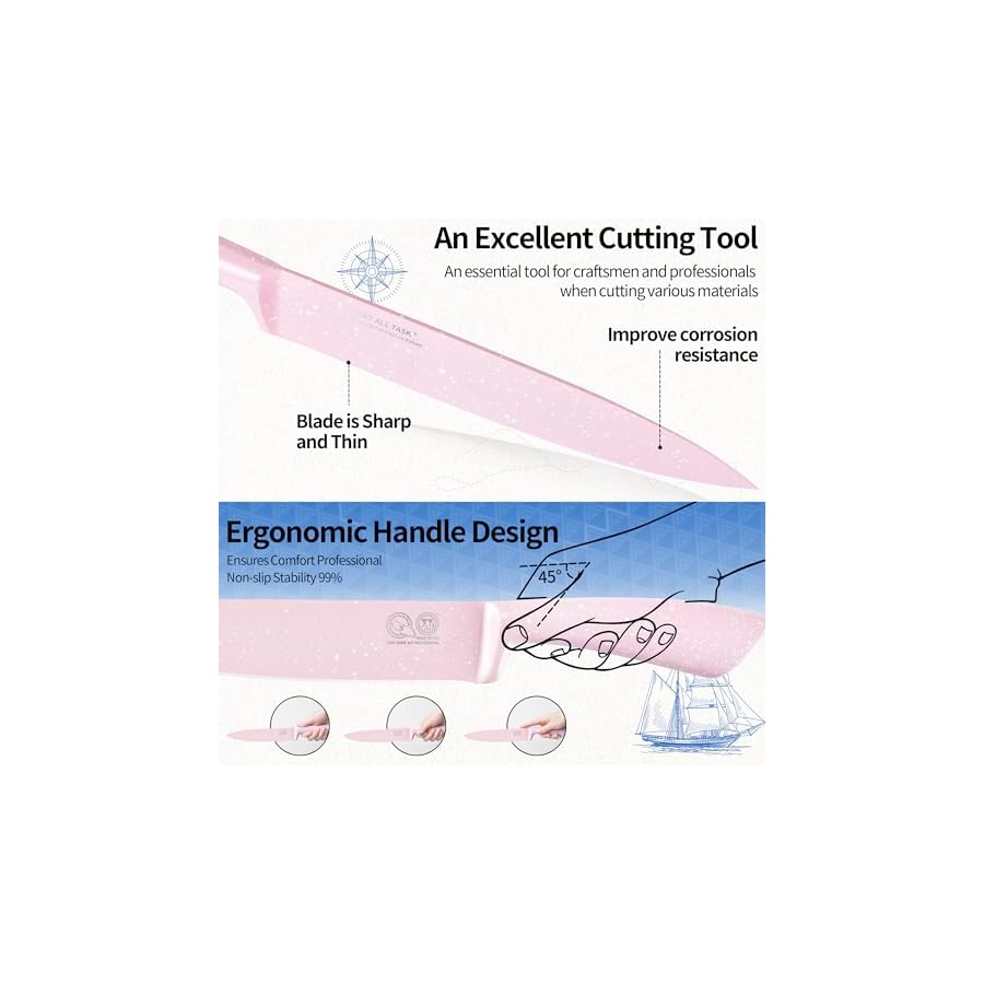 XYJ-Authentic-Since-1986Knife-Block-SetKitchen-Knives-Set-With-Holder-StandStainless-Steel-Japanese-Chef-Knife-SetParing-Bread-Carving-Slicing-KnifeSteak-Knives XYJ Authentic Since 1986,Knife Block Set,Kitchen Knives Set With Holder Stand,Stainless Steel Japanese Chef Knife Set,Paring Bread Carving Slicing Knife,Steak Knives