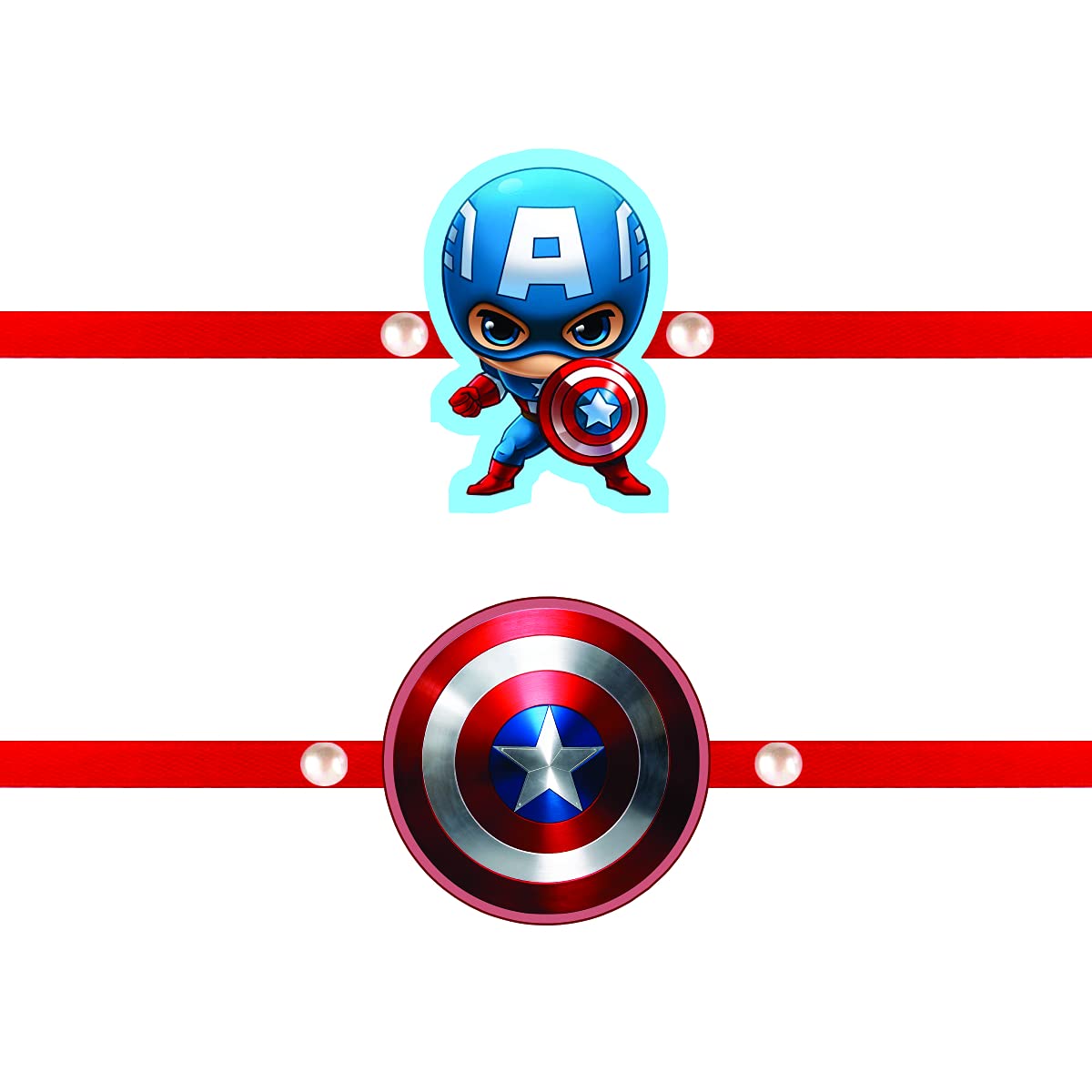 Beingelegant Super Hero CAPTAIN Magnetic Rakhi for Brother with Roli Chawal and Raksha Bandhan Greeting Card (B08BWZ22W5) Amazon Price History, Amazon Price Tracker