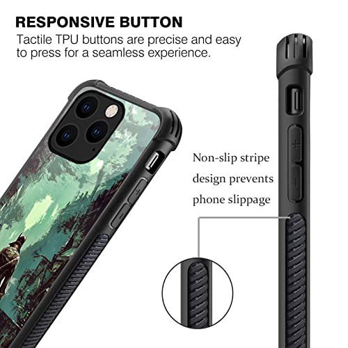 Carloca Compatible With Iphone 14 Plus Case,Castle Hunter Green Pattern Iphone 14 Plus Cases,Ultra Protection Shockproof Soft Silicone Tpu Non-Slip Back For Apple Iphone 14 Plus #TOP5