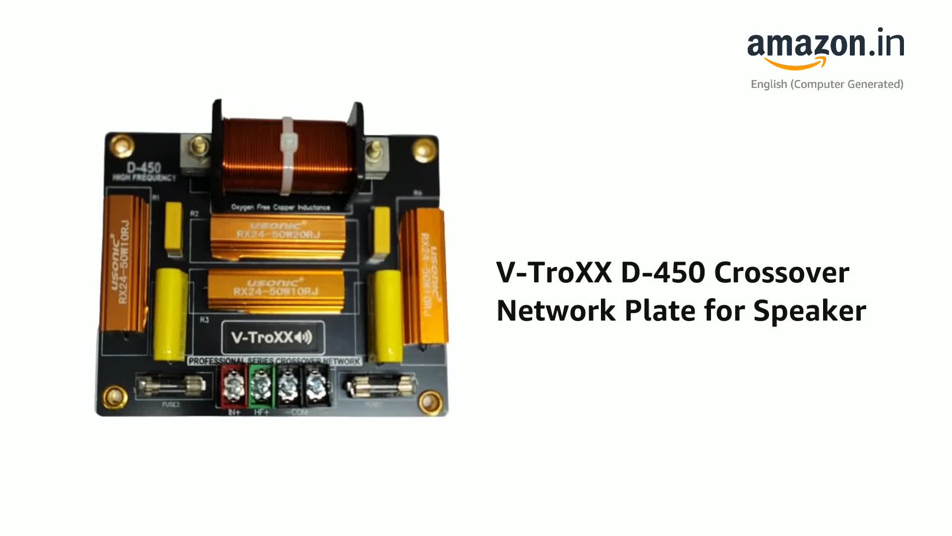 V-TroXX D-450AJ Deluxe Crossover Network Plate for Speaker