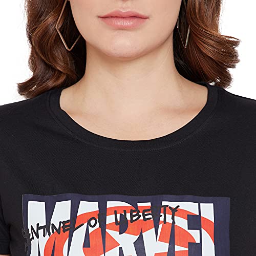 Image of Marvel Women Round Neck Short Sleeves T-Shirt