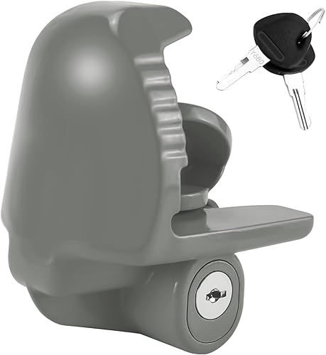 Cenipar Bloqueo de enganche de remolque de tamaño universal para acopladores de 1-78 pulgadas, 2 pulgadas y 2-516 pulgadas, acero resistente, para