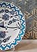 Handmade Ceramic Wall Plate, 30 cm (11.8 inches) Turkish Iznik Bismillah Ceramic Plate 30 cm in Diameter, Calligraphy Plate