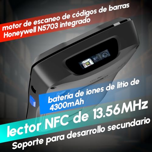 Image of Rayoungtek Android Barcode Scanner Built-in HW N5703 1D /2D /QR Scan Engine, NFC Reader, Rugged Android 12 4G WiFi Wireless Handheld Moible Computer PDA Data Terminal with Charge Dock