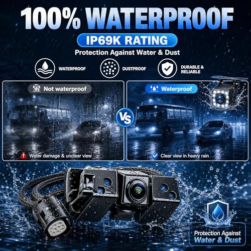 Image of No. 22803702 Rear View Backup Reverse Parking Camera /Rear View Camera | for Chevy Silverado 1500 2500 HD 3500 HD GMC Sierra 1500 2500 3500 2014 2015 [6 Pins] 23306741 84143039