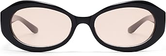 Retro Oval Sunglasses for Women Men Trendy 90s Round Sunnies AP3751