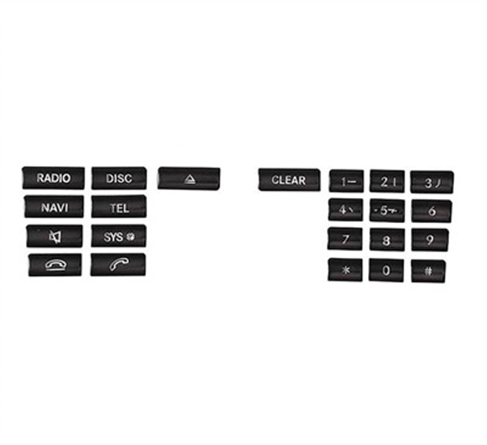 Qibbei B Car Console Cd Panel Uttons Decorative Trim Cover Stickers Lack For Enz E C Class W212 W204 Cls Glk X204 Stickers(B)