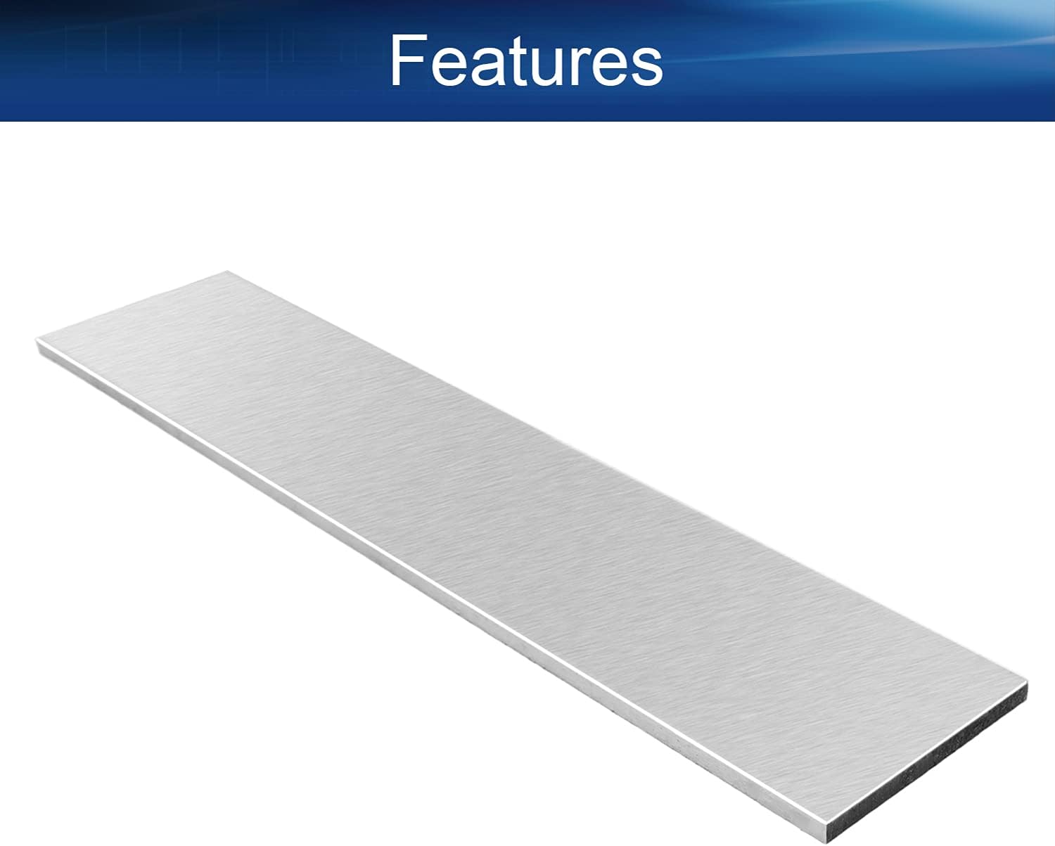 Auniwaig Lathe HSS Square Cutting Tool Bits Bar Rectangular Lathe Fly Cutter Mill Blank 3mm x 40mm x200mm 1pcs