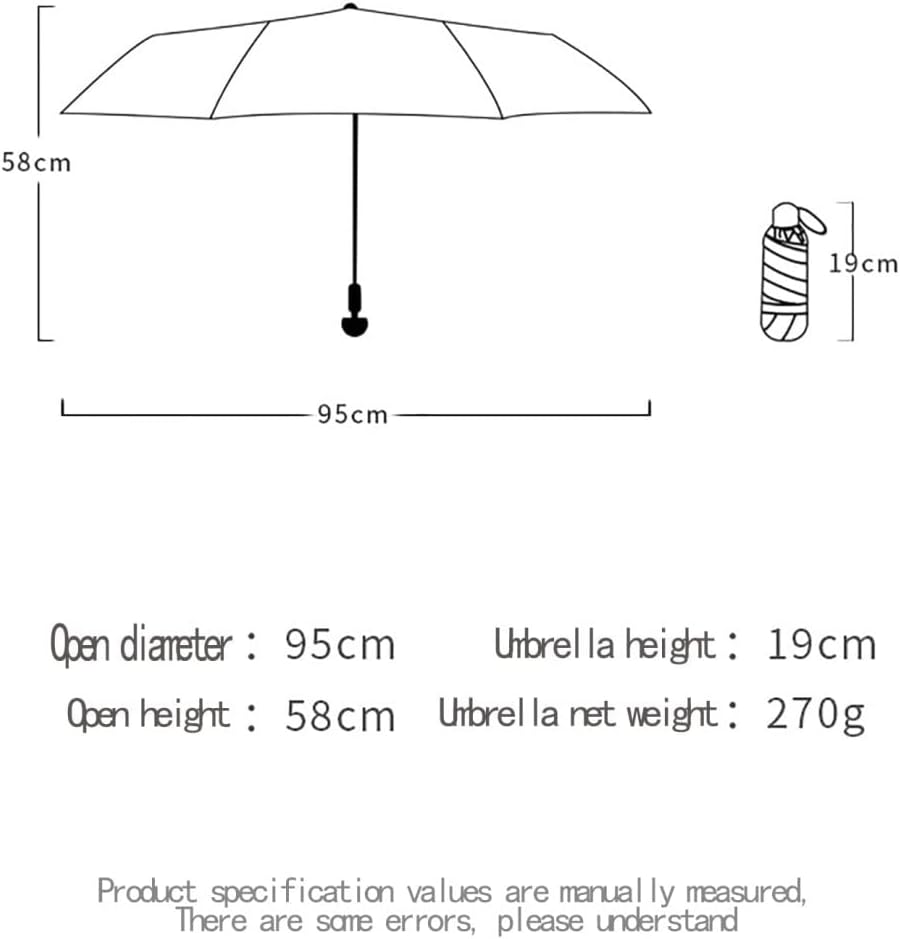 Windproof Umbrella Strong Umbrellas Women's Sun Umbrella Foldable Pocket Umbrella UV Umbrella Parasol Waterproof Lightweight Portable Umbrella Umbrellas for Rain