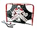 Bauer Deluxe Knee Hockey Goal Set (Steel), Red