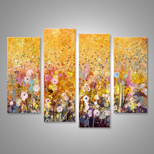 Islandburner Quadro moderno Campo fiore astratto