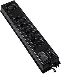 Filtro de linha para pc gamer Notebook som | Involts (5 TOMADAS)