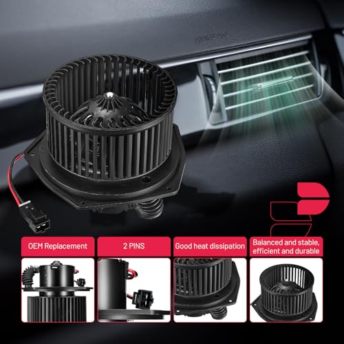 Image of BDFHYK AC Heater Blower Motor Fan 75777 Compatible with 2009-2012 Chevy Malibu 2005-2010 Pontiac G6 2007-2009 Saturn Aura,HVAC Blower Motors Replacement for 15863480 15842966 22737136 15929376