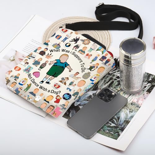 CMNIM Family Animated TV Series Merch B Crossbody Bag B Quote Inspired Shoulder Purse Cartoon TV Show Gifts for Fans 6