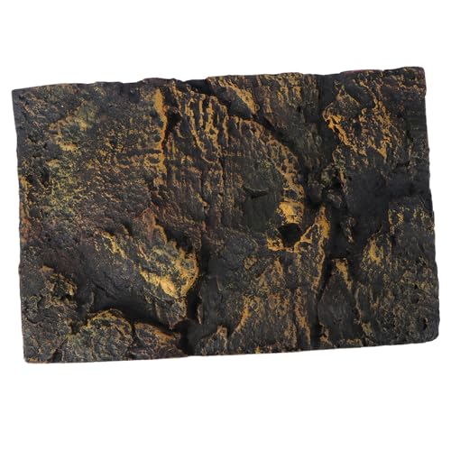 Totority 1Pc Decorative Background Board for Reptile Turtle Tank Durable Material Easy to Cut for Custom Splicing Versatile Wall Decor for Living and Kitchen