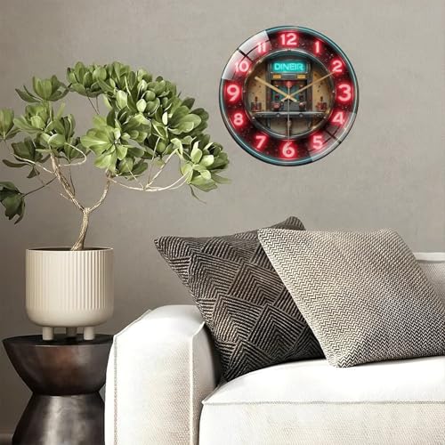 Reloj de Pared Redondo de Vidrio Templado 12 Pulgadas miniatura 5