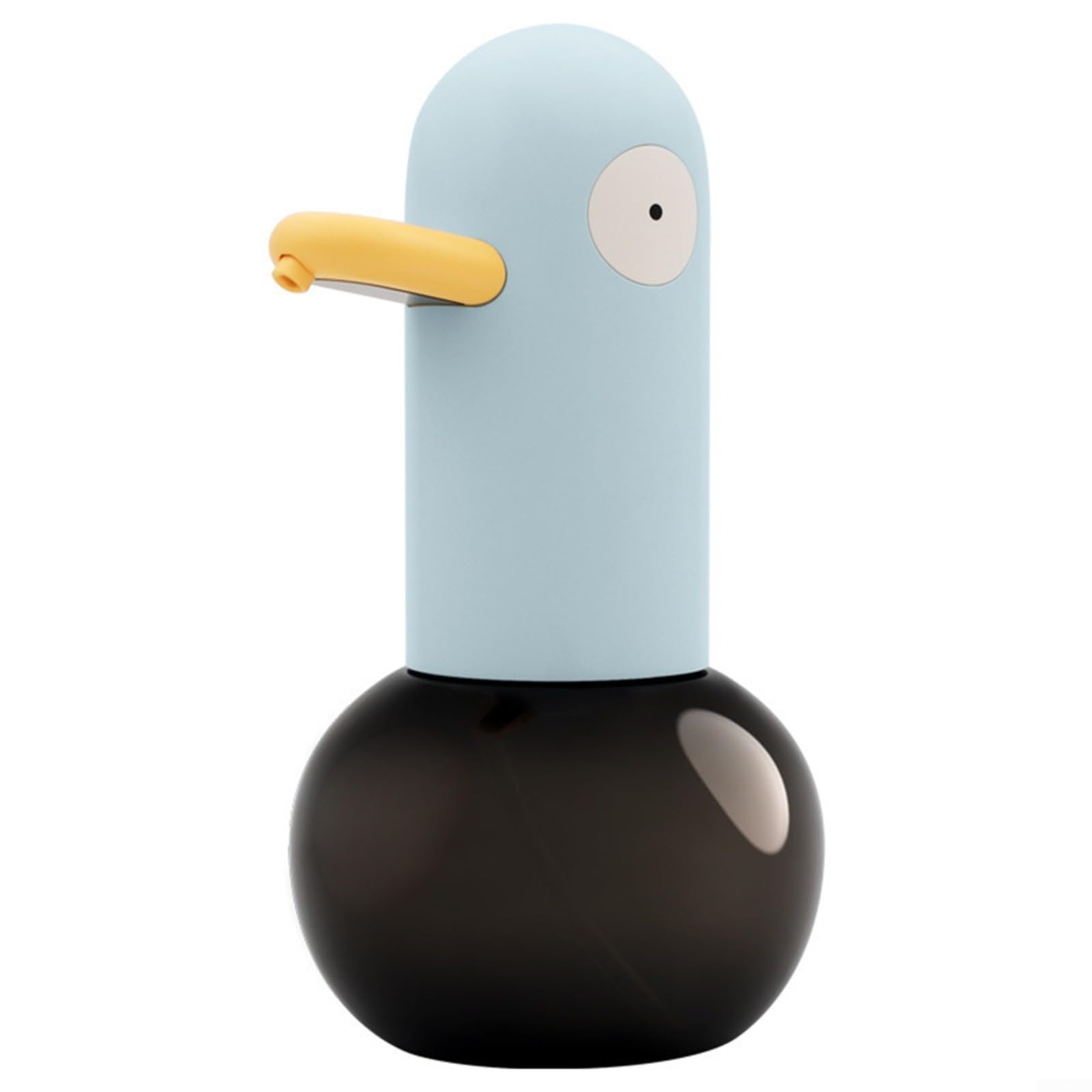 Dispensador automático de jabón de espuma de dibujos animados de 400 ml, IPX4 impermeable sin contacto recargable manejador de líquidos para niños cocina y baño (azul)