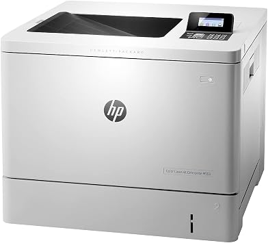 HP Color Laserjet Enterprise M553DN Duplex Printer (B5L25A), White, 18.9 x 18 x 15.7 inches