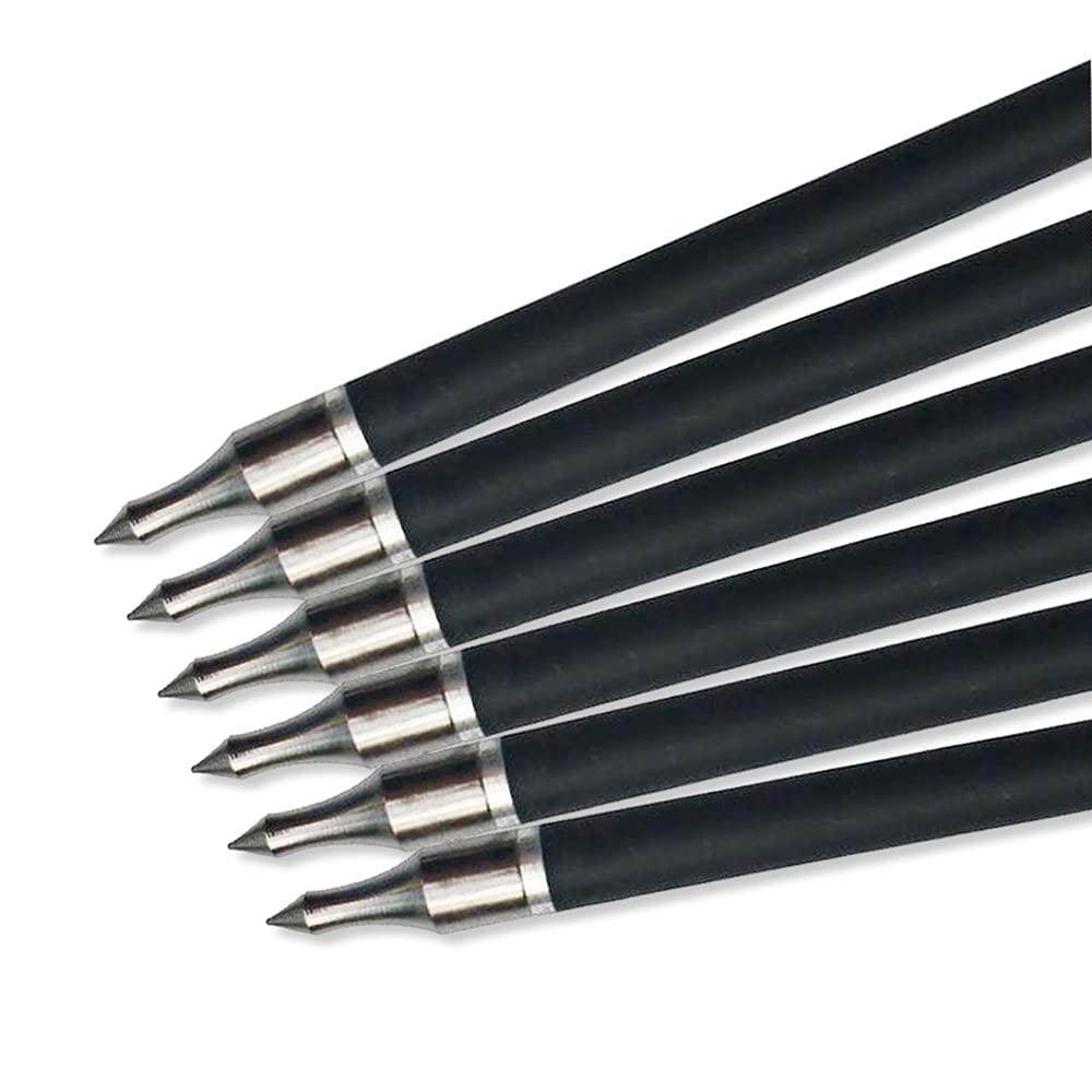 SHARROW 12pcs Freccia in Carbonio 31 Pollici Frecce da Caccia Spine 500 Tiro con L'Arco Freccia de Carbonio con Punte di Freccia da 100 Grani per Arco Compound Ricurvo