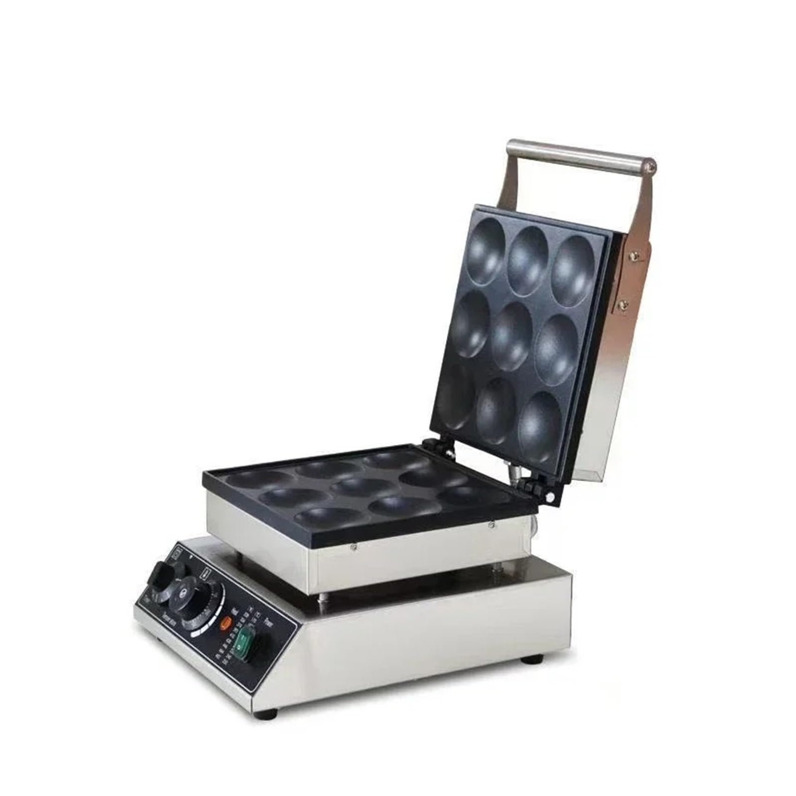 Commercial Electric Dorayaki Maker - 4 Pcs 10cm 4in Red Bean Pancake Machine For Business Use Even Heat Rapid Heating(6)