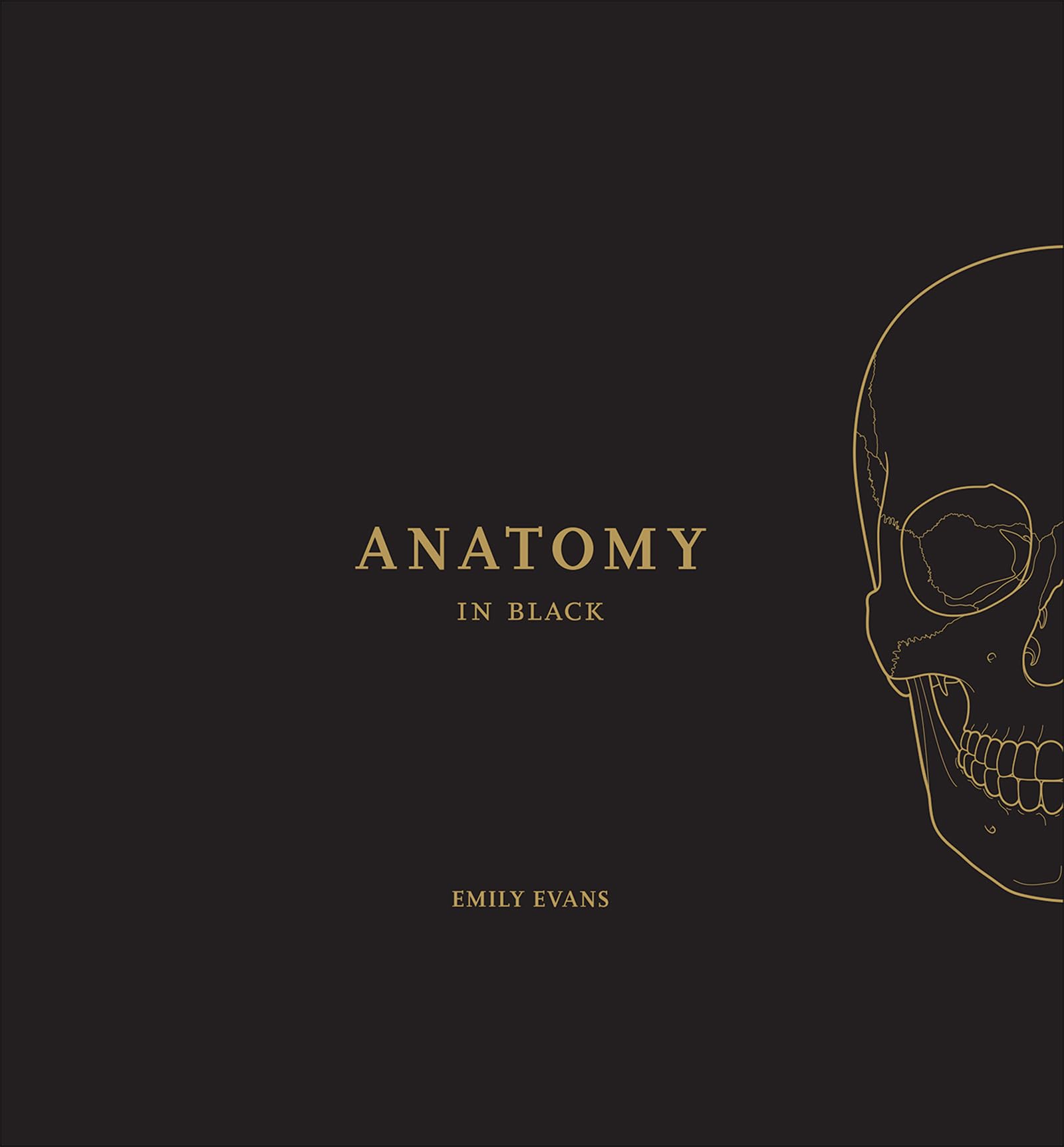 Anatomy in Black livre d'art et d'anatomie humaine relié noir