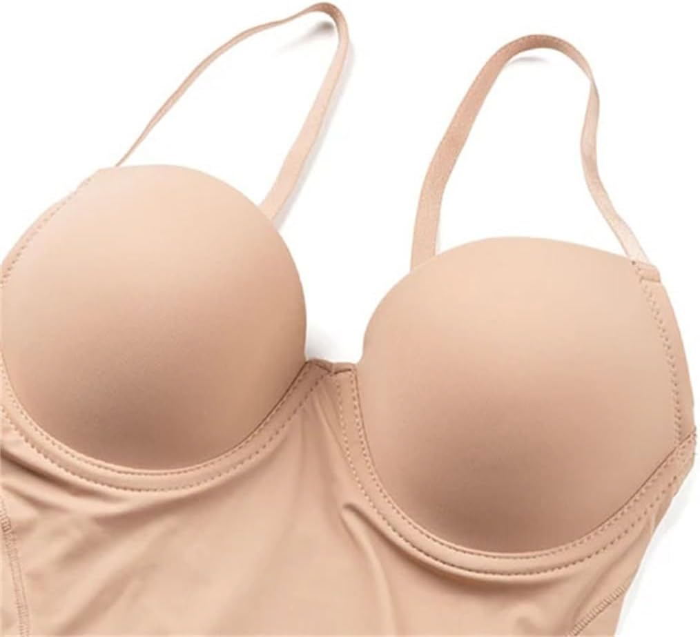 JSEIAJB Sexy Seamless Tight Suit Non-Slip Suit Women Integral Shaper Weight Loss Underwear Leotard(D,Large)