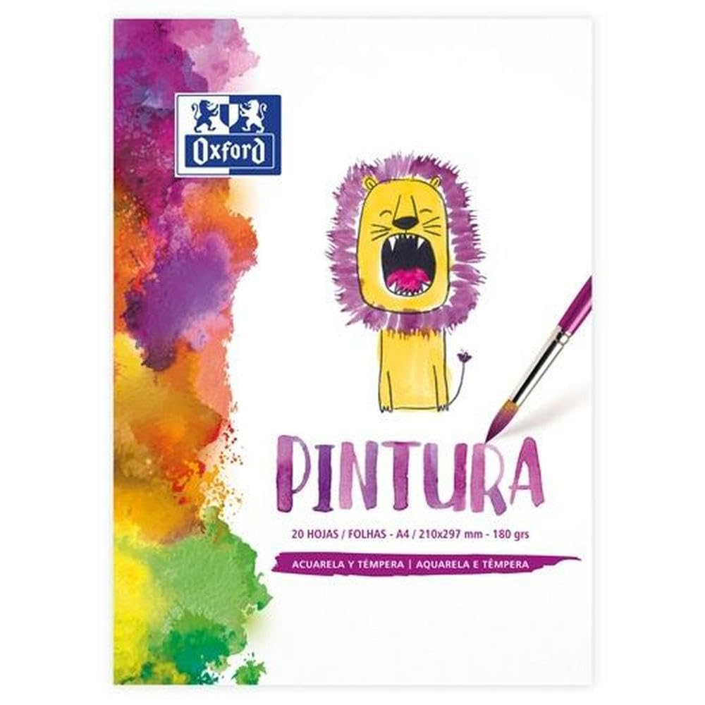 Papier dessin aquarelle Oxford A4 pour vos ateliers peinture et carnets de voyage