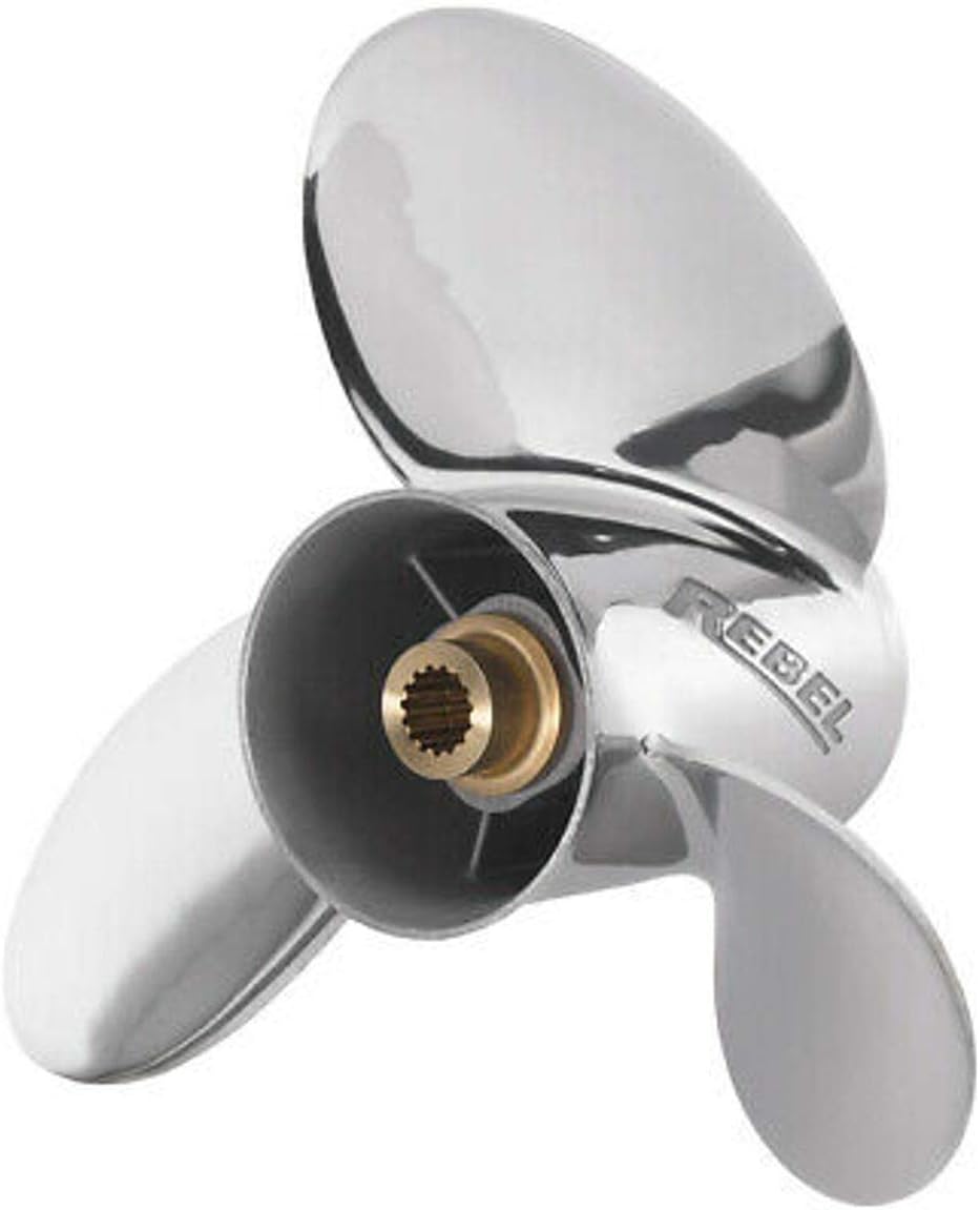 Evinrude Johnson New OEM Viper TBX Stainless Propeller LH 14.75x17 Prop 763915