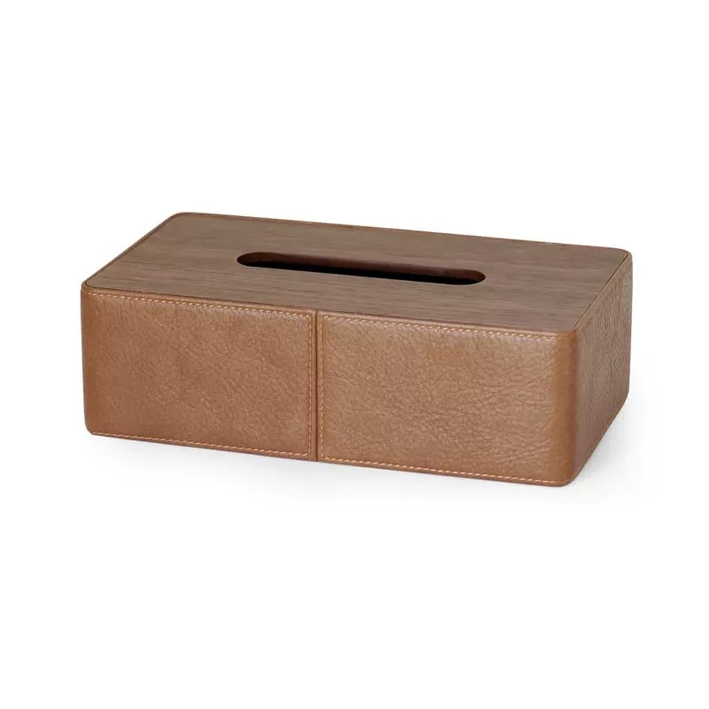 GTHTUHFD Tissue Paper Box New Chinese Walnut Tissue Box Living Room Home Bedroom Living Room Wooden Tissue Box Napkin Box Ornament Bulk Tissues Boxes,D