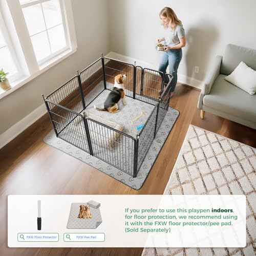 FXW Rollick Unleashed Dog Playpen for Indoor, Yard, RV Camping, 32 inch 8 Panels for Small and Medium Dogs│Patented - Image 3