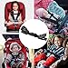 QOPAHI Anti Escape Baby Harness Chest Clip with Buckle, Prevent Children/Kids Taking Their Arms Out of High Chairs/Strollers/Baby Reins(2 Pack, Black)