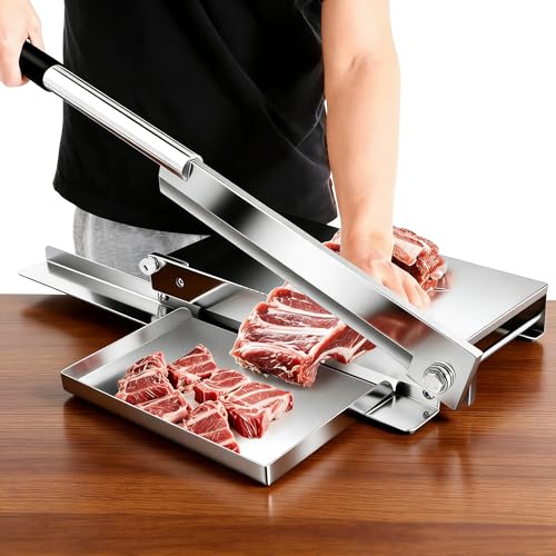 Cortador manual de huesos y carne acero inoxidable 14 pulg